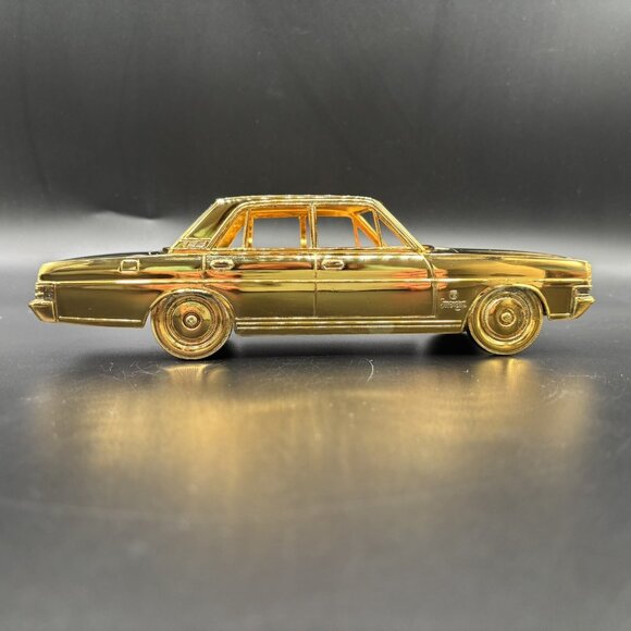Vintage Nissan President Gold Car Cigarette Case Ashtray‎ Music Box Rare - Picture 3 of 10